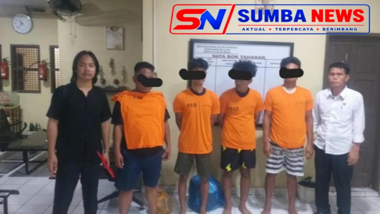 Dalam Kegiatan Razia Narkoba,Badan Narkotika Nasional Kabupaten Deli Serdang, Empat Orang Diamankan