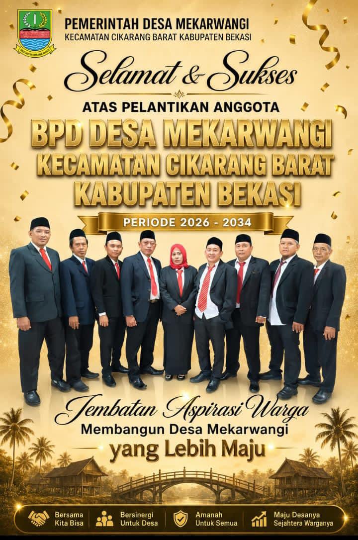 Selamat dan Sukses! Ketua dan Anggota BPD Desa Mekarwangi Resmi Dilantik, Siap Mengemban Amanah untuk Kemajuan Desa